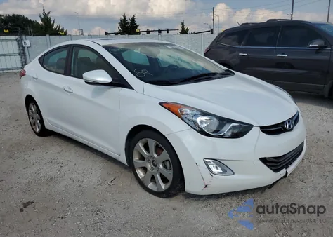 2013 Hyundai Elantra Gls from USA, damaged, VIN 5NPDH4AE0DH253775